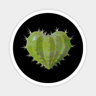 Cactus heart watercolor Magnet